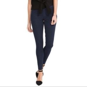 Spanx Jean-ish Ankle Leggings Plaid checkered Jeggings